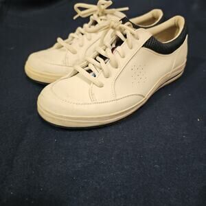 Keds Womens White Navy Red Striped Low Top Sneakers Size 6.5 Minimalist Shoes